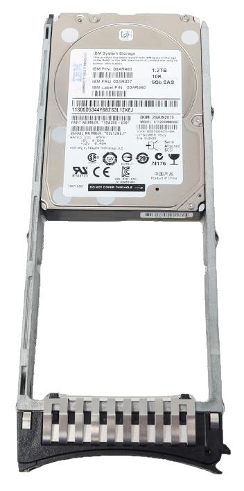 00AR327 00AR400 00AR480 IBM 1.2TB 10K RPM 6Gb/s 2.5" SAS Hard Drive