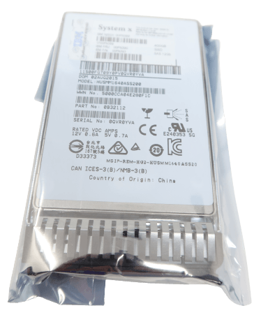 00FN390 00FN389 IBM 400GB 12G 2.5" SAS-SSD MLC G3HS Drive