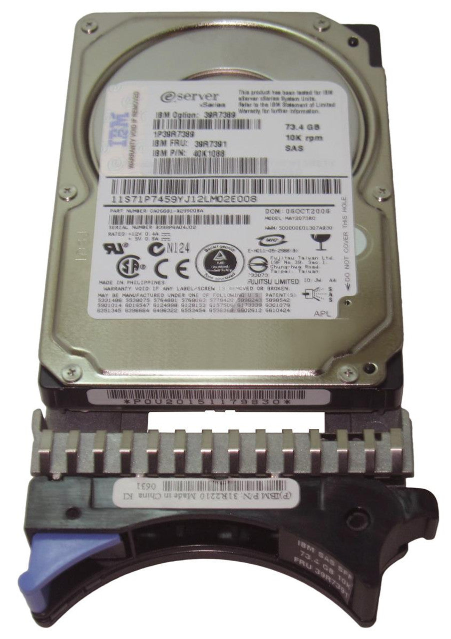 IBM 00Y2431 900GB 10K RPM SAS 6Gbps 2.5" SFF Hard Drive