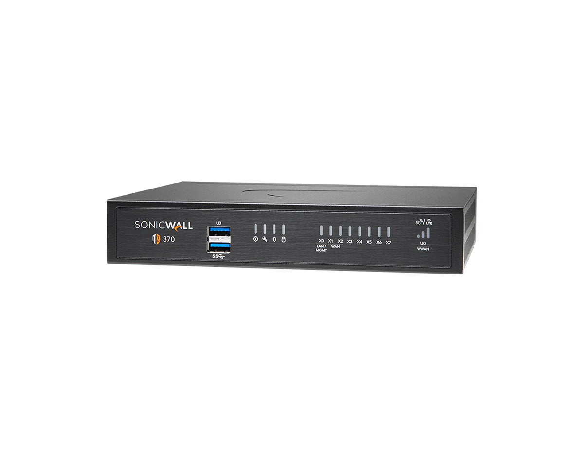 SonicWall TZ370 1YR Firewall - Rear View | Alo Tech Solutions