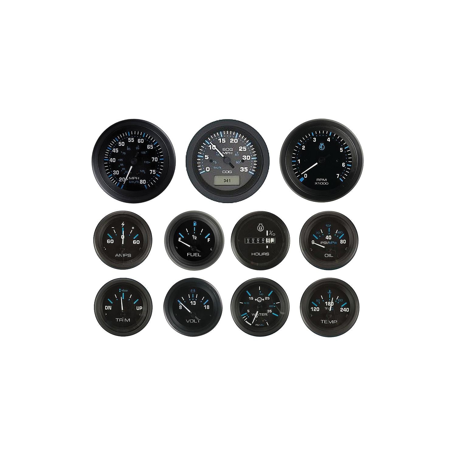 Sierra 68391P Eclipse Hourmeter 10,000 Hrs