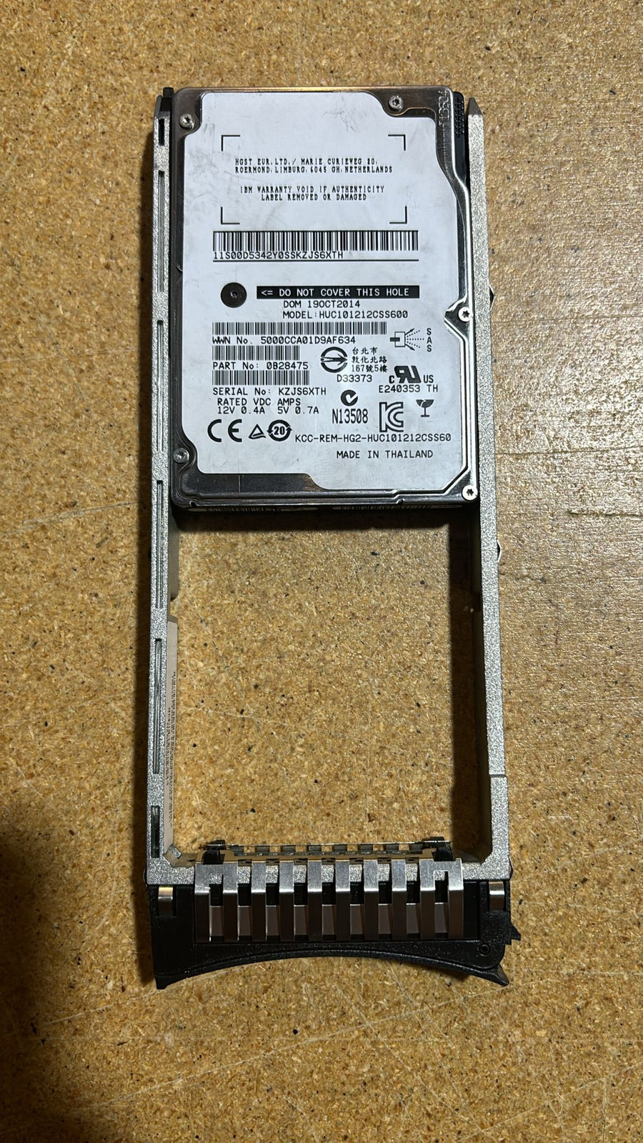 IBM 00Y5765 - 1.2TB 10K 2.5in SAS HDD 2078-AC62 | Alo Tech Solutions