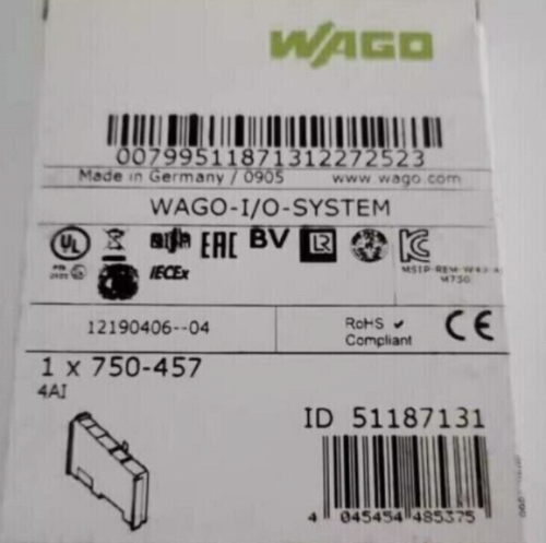WAGO 750-457 analog input module