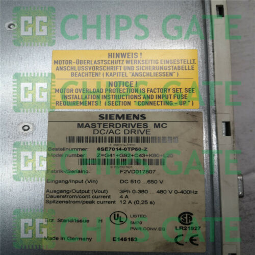 SIEMENS 6SE7014-0TP50