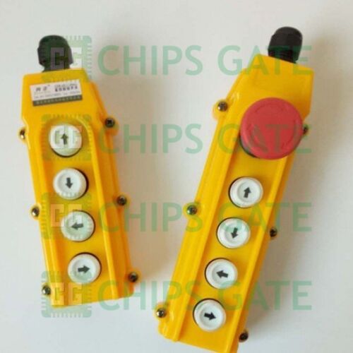 COB-22 Rainproof Crane Hoist 4 Way Pushbutton Switch Pendant Control Stat