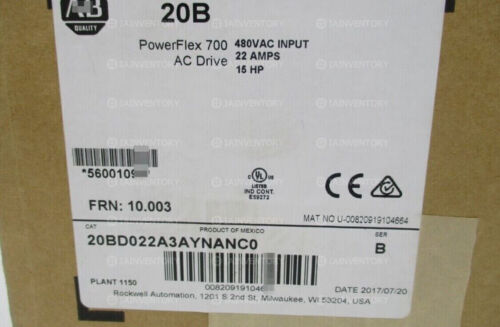 20BD022A3AYNANC0 Allen-Bradley
