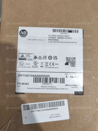 20F11NC104AA0NNNNN Allen-Bradley