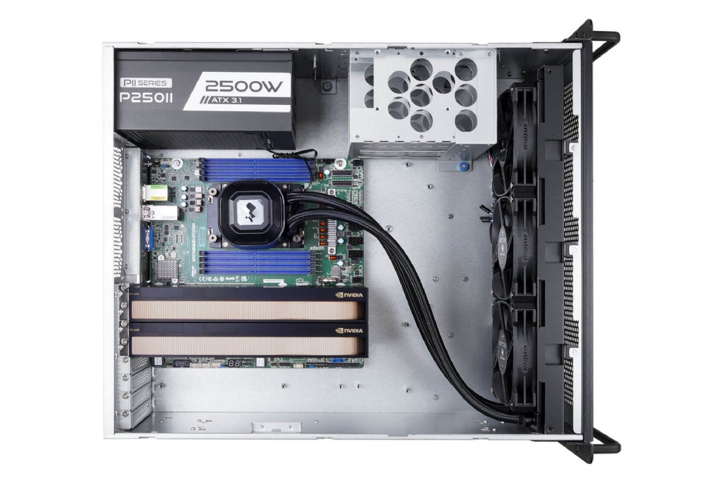 In-Win IW-RL400 - 4U Feature Rich Server Chassis with Integrated Water Cooling, Rail Kit Included