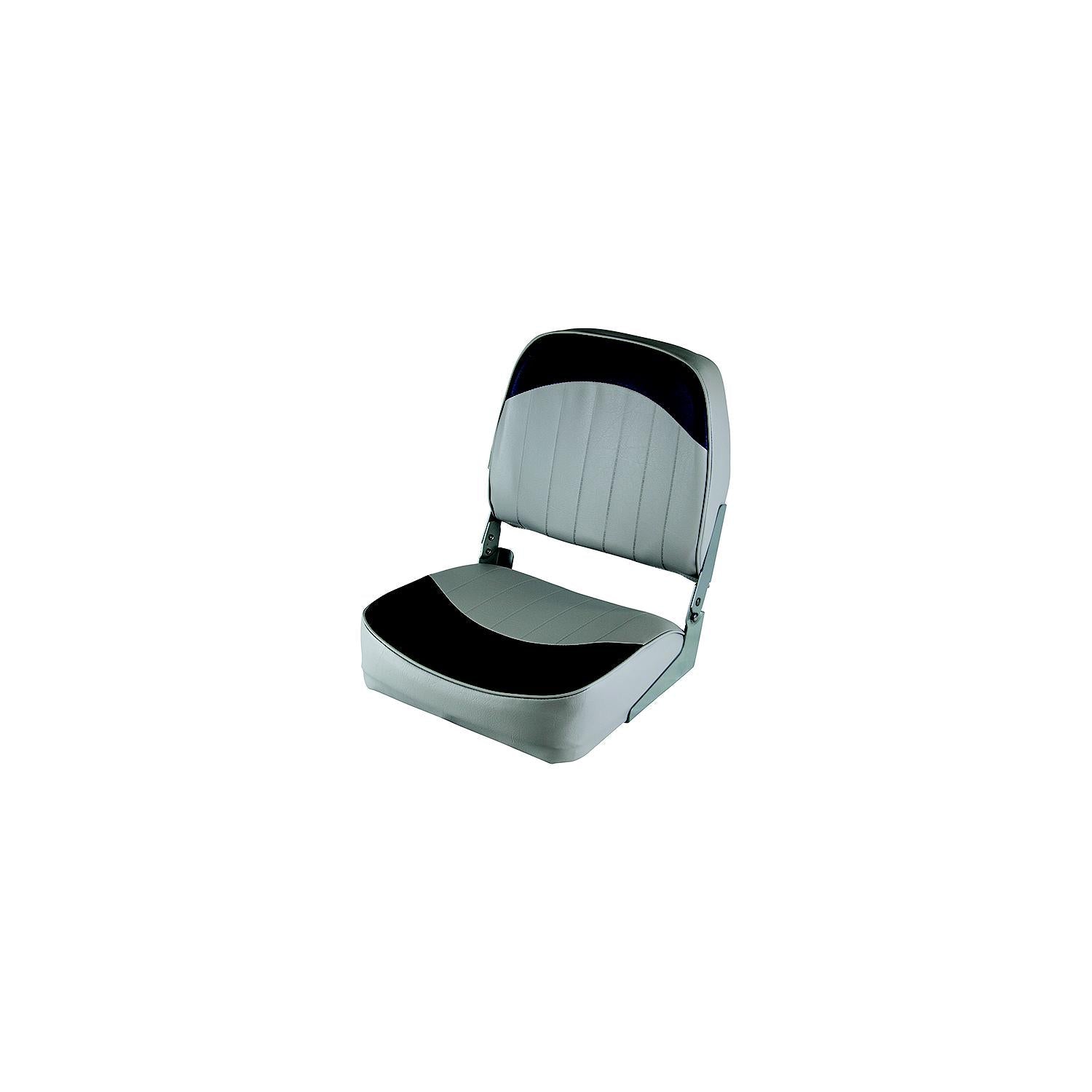 Wise Seats 8WD734PLS-660 Wise Economy Fold Down Fishing Seat, Grey/Navy