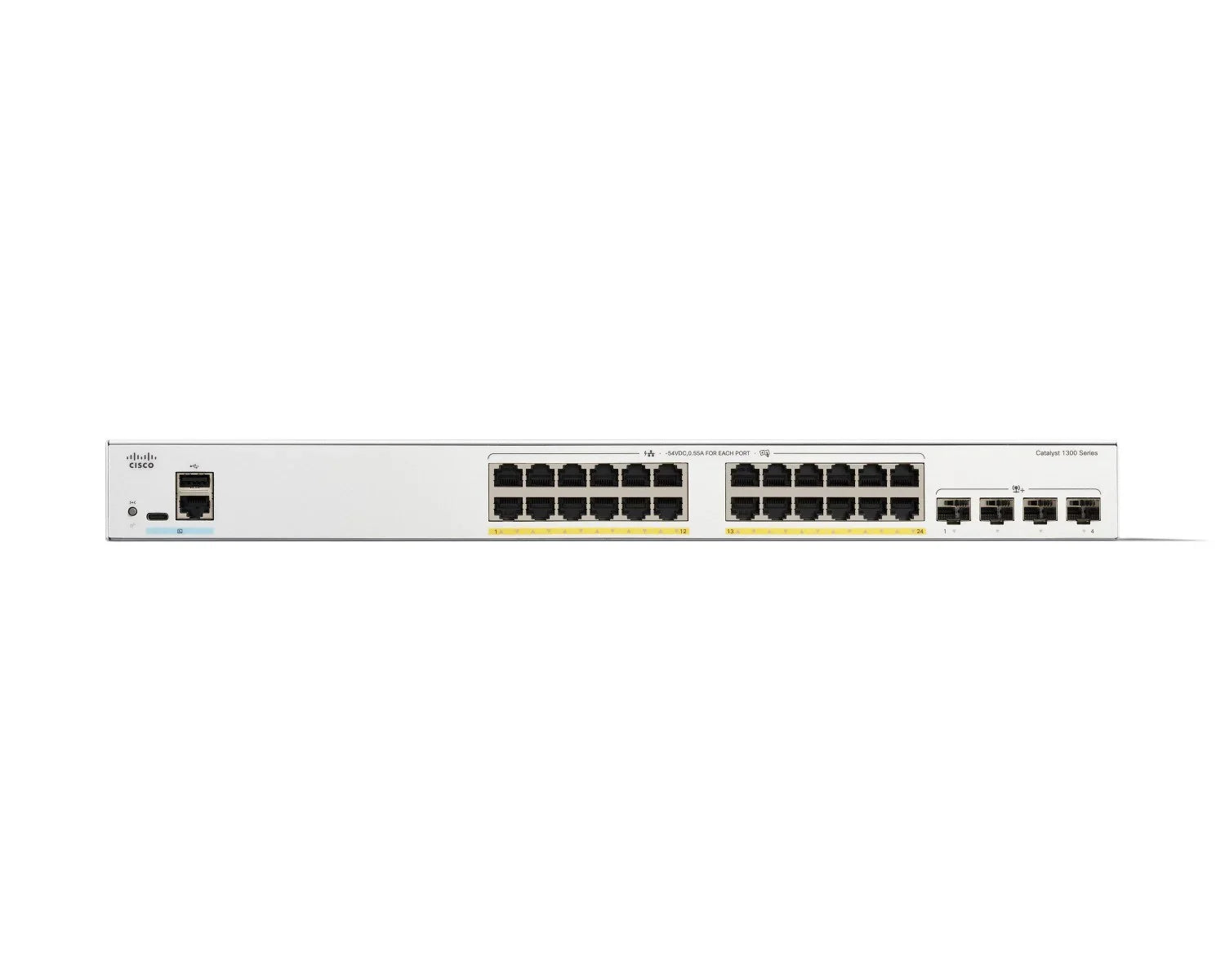 Cisco Catalyst C1300-24FP-4X 24-Port PoE+ Switch with 4 SFP+