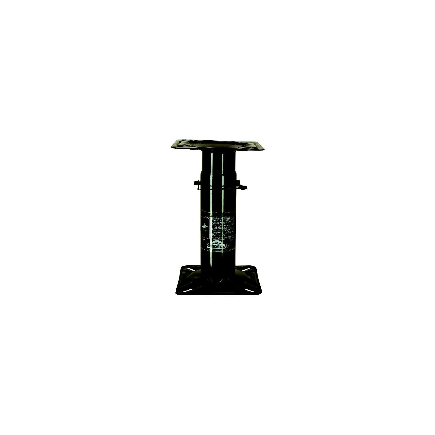 Springfield 1561107 Economy Adjustable 12" to 18" Pedestal, E-Coat Finish