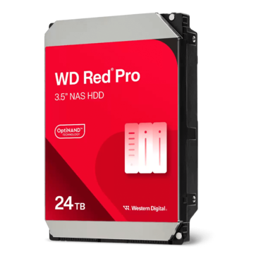 24TB Red Pro WD240KFGX, 7200 RPM, SATA 6Gb/s, 512MB cache, 3.5" HDD
