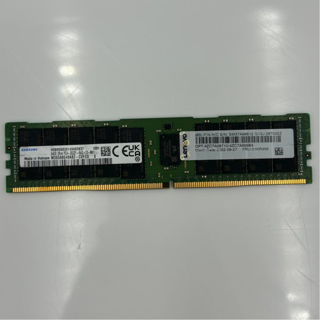 Samsung 01KR356 64GB DDR4 RDIMM - Label View | Alo Tech Solutions