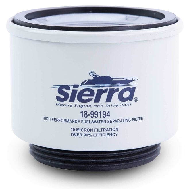 Sierra 18-99194 Repalcement Racor Spin-On Fuel Water Separator Filter for Above, Deck Use, 2 Micron