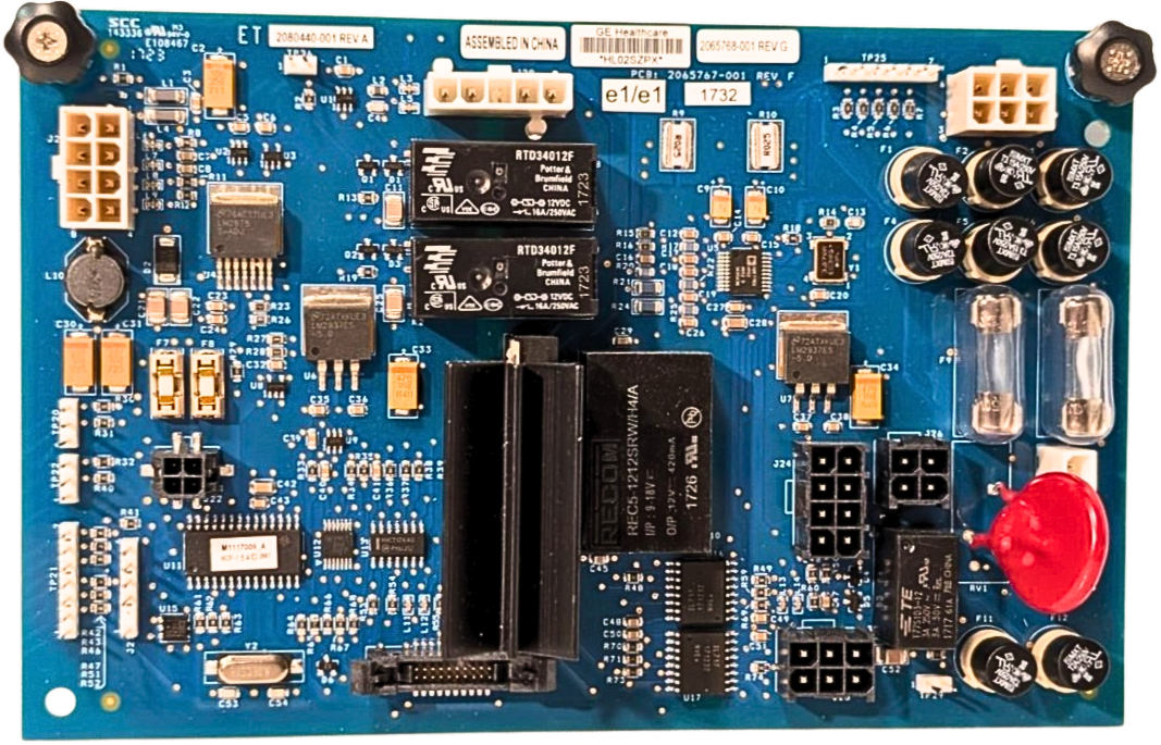 GE Service Kit PCA Power Board - Warmer - RoHS, 2080440-001, M1092341, 2080440-001 REV A, 2065768-001 REV G