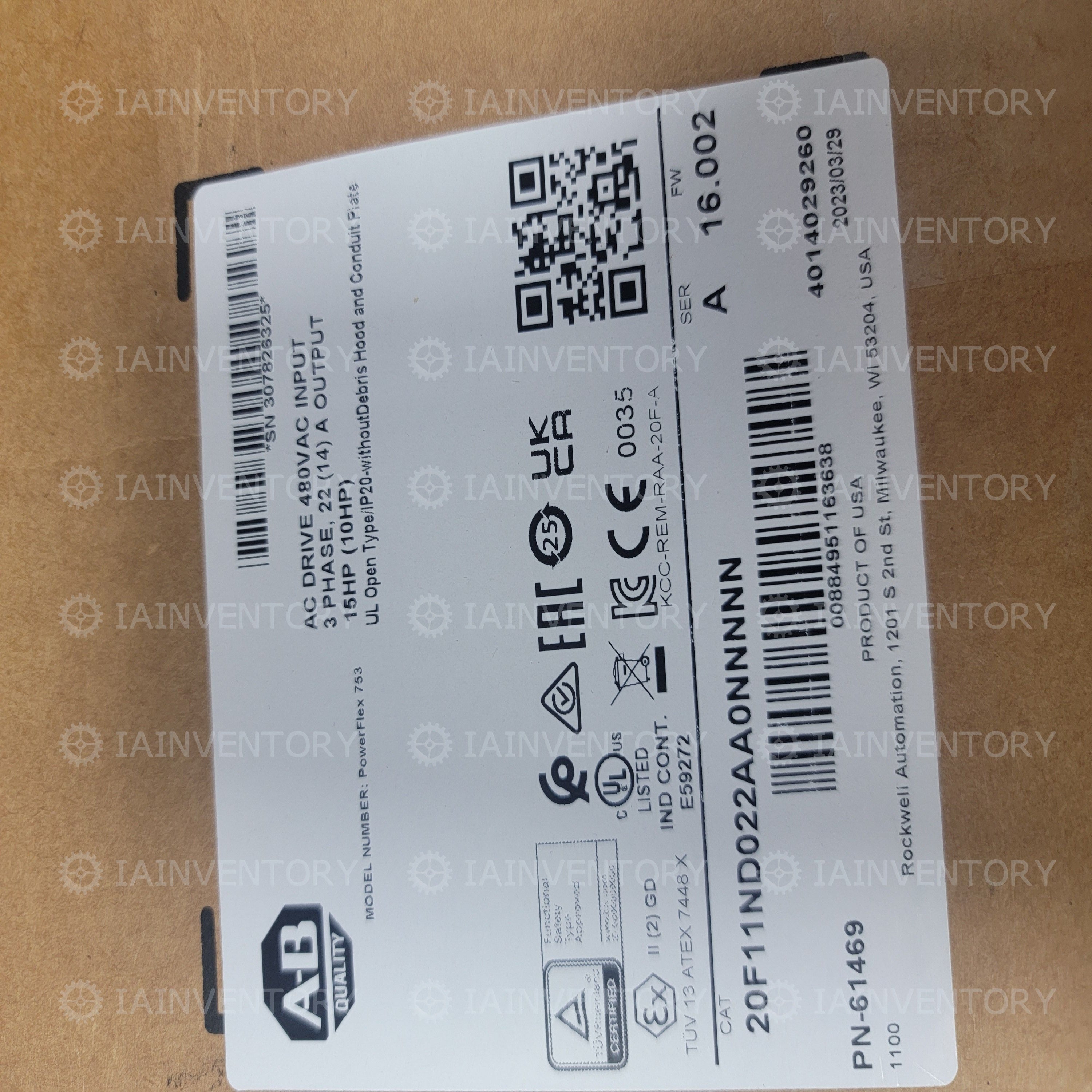 20F11ND022AA0NNNNN Allen-Bradley
