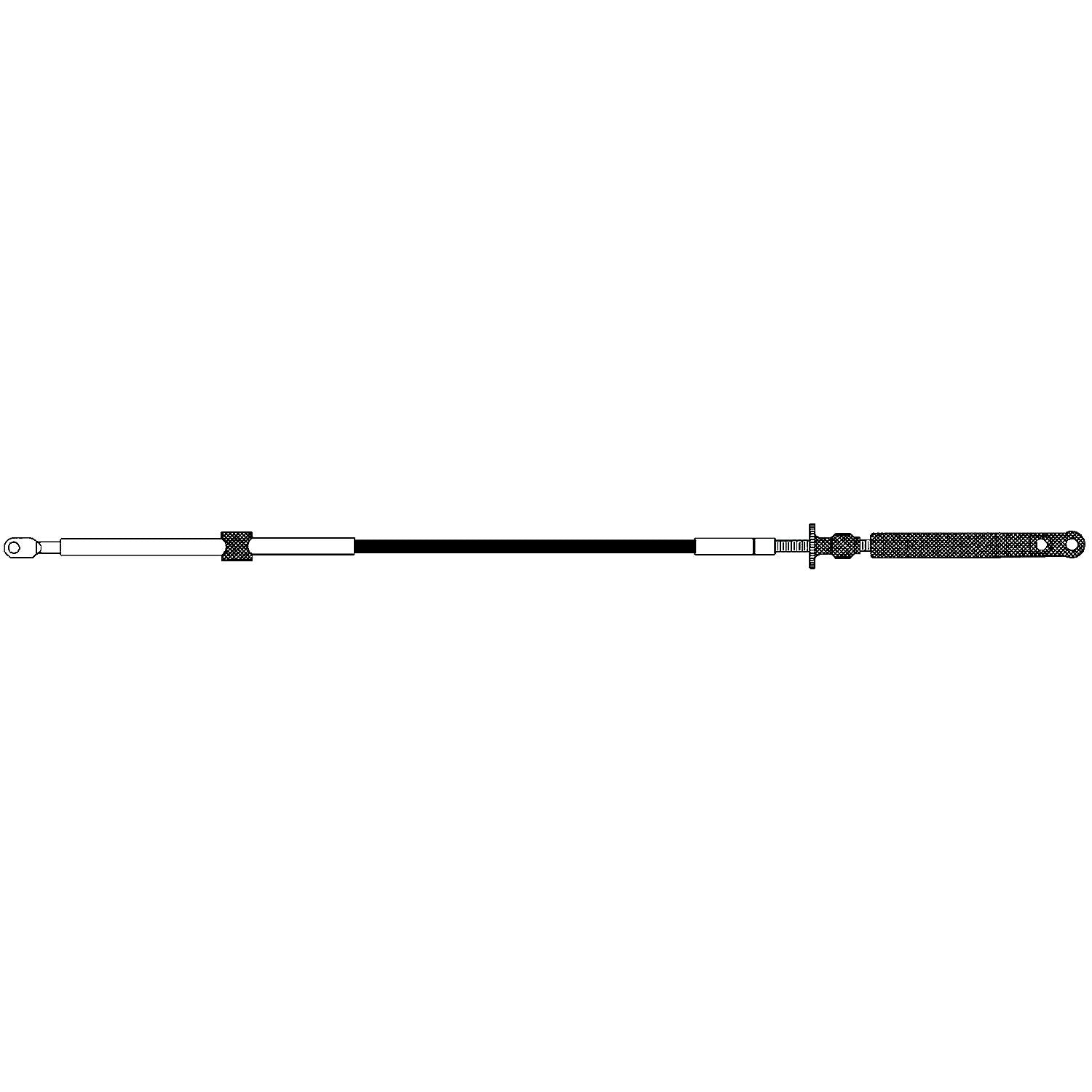 Uflex C14X18 UFLEX C4 Johnson/Evinrude (OMC) After 1979 Engine Control Cable