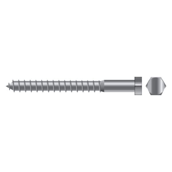 Seachoice SC1279 Lag Screw, 3/8 x 2"