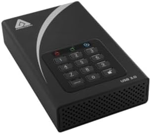 Apricorn 2TB Aegis Padlock DT 256-Bit Encrypted USB 3.0 Hard Drive (ADT-3PL256-2000)|B006U6LYMG