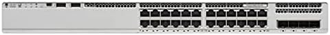 Cisco Catalyst 9200 C9200L-24T-4X Layer 3 Switch - 24 x Gigabit Ethernet Network, 4 x 10 Gigabit Ethernet Uplink - Manageable - Twisted Pair, Optical Fiber - Modular - 3 Layer Supported