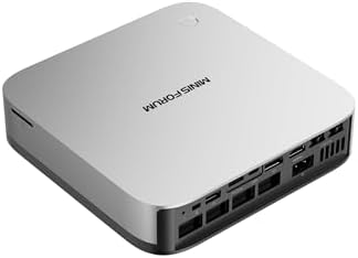 MINISFORUM Mini PC AI X1 Pro AMD Ryzen AI 9 HX370(12Cores/24 Threads&AMD Radeon 890M Mini Gaming PC,96GB DDR5 2TB SSD,8K Quad Output(HDMI+DP+2xUSB4,Dual 2.5 LAN/WIFI7/BT5.4/Oculink,Copilot PC