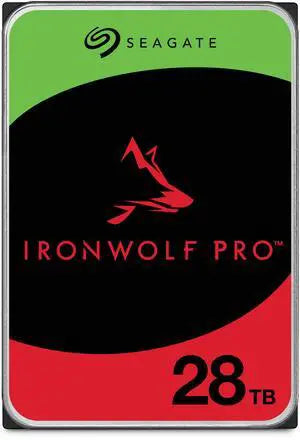 Seagate IronWolf Pro ST28000NT000 28TB 7200 RPM 512MB Cache SATA 6.0Gb/s 3.5" Internal Hard Drive