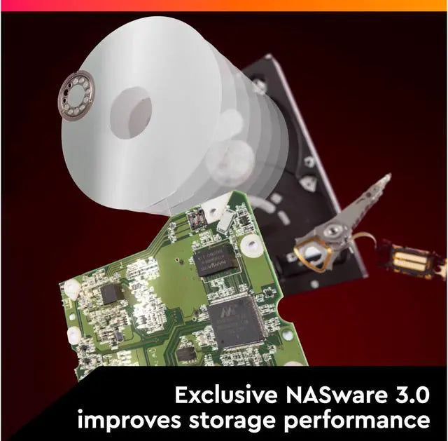 Alt view image 7 of 9 - WD Red Plus 10TB NAS Hard Disk Drive - 5400 RPM Class SATA 6Gb/s, CMR, 256MB Cache, 3.5 Inch - WD101EFAX