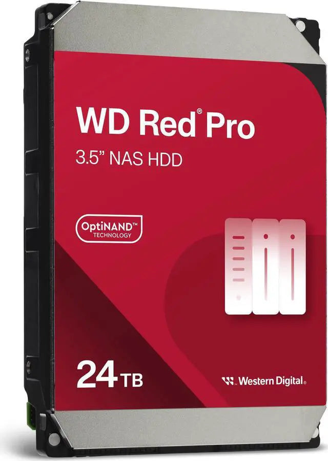 Western Digital Red Pro WD241KFGX 24TB 7200 RPM 512MB Cache SATA 6.0Gb/s 3.5" HD OEM