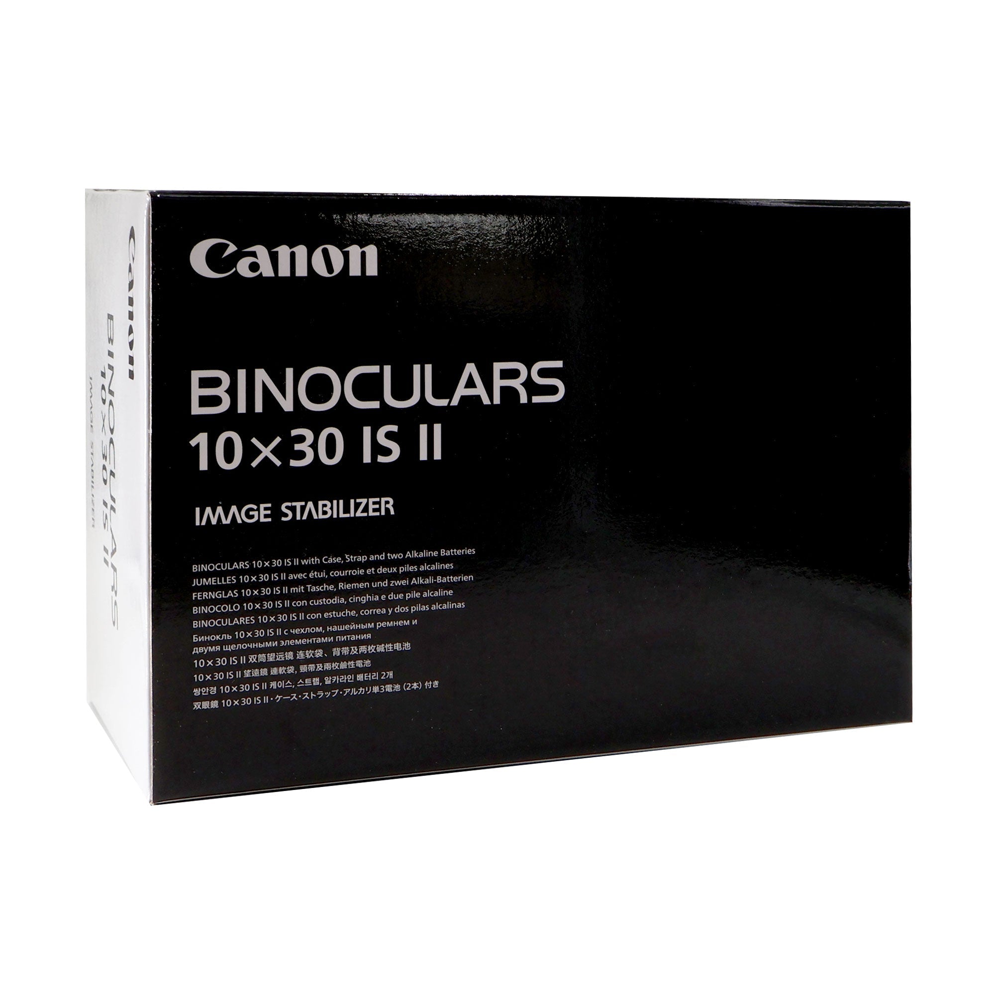 Canon 10x30 IS II Image Stabilized Binoculars with 2X AA Rechargeable Battery and Charger