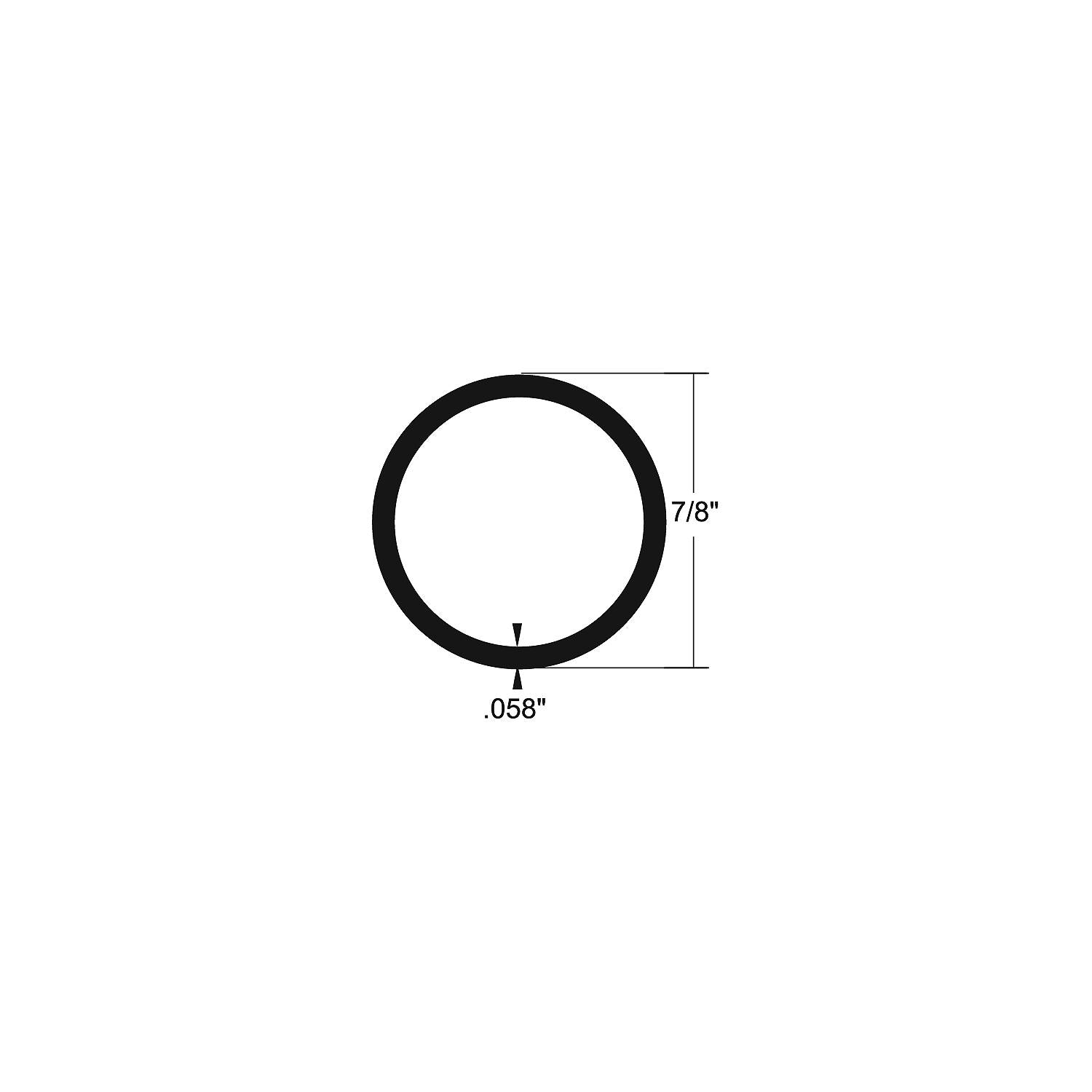Taco Metals A23-7858BLY6-1 Alum Tube 7/8 X 6'