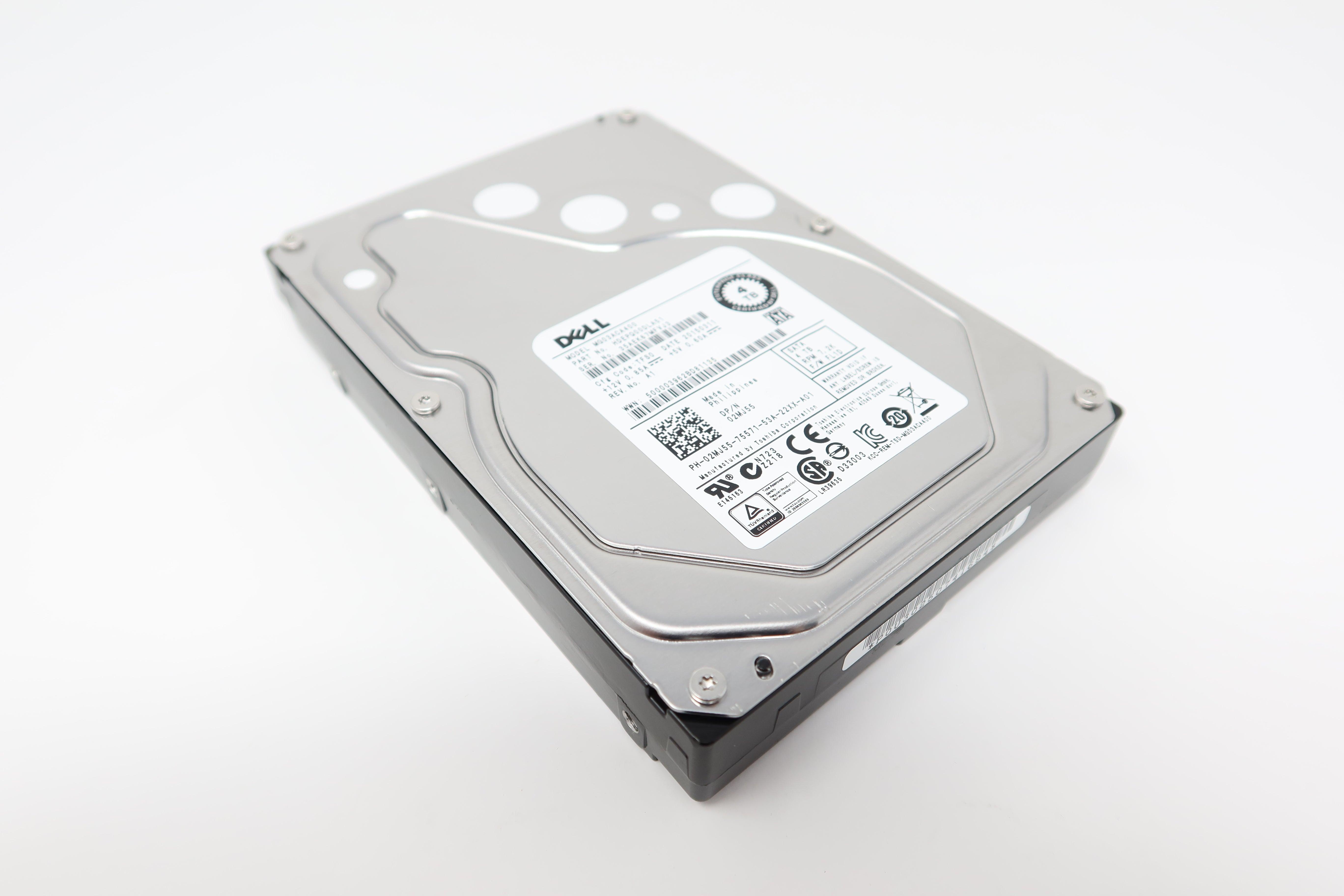 Toshiba MG03ACA400 Dell 4TB 7.2K SATA 3.5IN (Lot of 5pc)