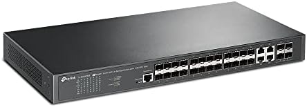 TP-Link TL-SX3016F | 16 Port 10G SFP+ Enterprise Level Switch | L2+ Smart Managed | Omada SDN Integrated | IPv6 | Static Routing | L2/L3/L4 QoS, IGMP & LAG | 5 Year Manufacturer Warranty