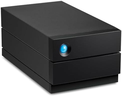 LaCie - STHA4000800 d2 Professional 4TB External Hard Drive Desktop HDD – USB-C USB 3.0 7200 RPM Enterprise Class Drives, 5 Year Warranty and Recovery Service (STHA4000800 Black