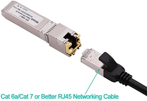 10G SFP+ to RJ45 Copper Modules, 1.25G/2.5G/5G/10GBase-T Ethernet to SFP+ Transceiver Compatible for HPE Blade System 813874-B21 HPE ProCurve & HPE Aruba(Cat 6a/7 or Better, 30-Meter)|B0B3F2JMS2