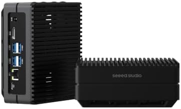 seeed studio NVIDIA Jetson Orin NX 16GB Edge AI Device - reComputer J4012, 4xUSB 3.2, M.2 Key E & Key M Slot, Pre-Installed Jetpack System with NVIDIA Jetpack on 128GB NVMe SSD|B0C88V4CB7
