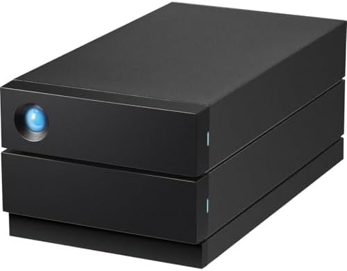 LaCie - STHA4000800 d2 Professional 4TB External Hard Drive Desktop HDD – USB-C USB 3.0 7200 RPM Enterprise Class Drives, 5 Year Warranty and Recovery Service (STHA4000800 Black