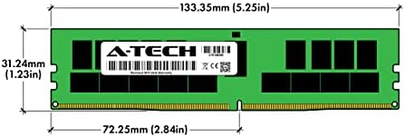 A-Tech 64GB Kit (4x16GB RAM for Dell PowerEdge M630, R430, R440, T440, T630 | DDR4 2133MHz PC4-17000 ECC RDIMM 2Rx4 Registered Server Memory Upgrade