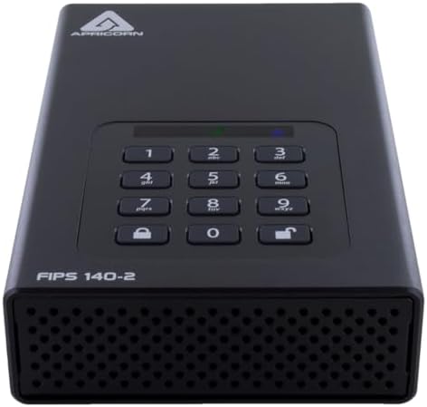 Apricorn Aegis Padlock DT 2TB USB 3.0/USB 2.0 External Hard Drive, Black|B00KADVVTQ