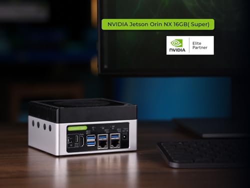reComputer J4011-Edge AI Device with NVIDIA Jetson Orin™ NX 8GB Module, 4xUSB 3.2, M.2 Key E & Key M Slot, Aluminum case, Pre-Installed Jetpack System with NVIDIA Jetpack™ on 128GB NVMe SSD