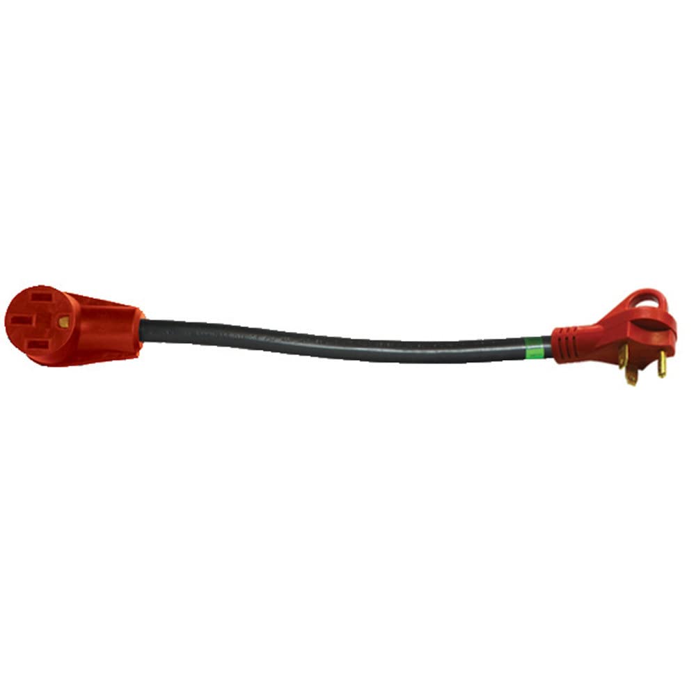 Valterra A10-3050FHVP Dogbone Style Mighty Cord 12" RV Adapter Cord with Handle