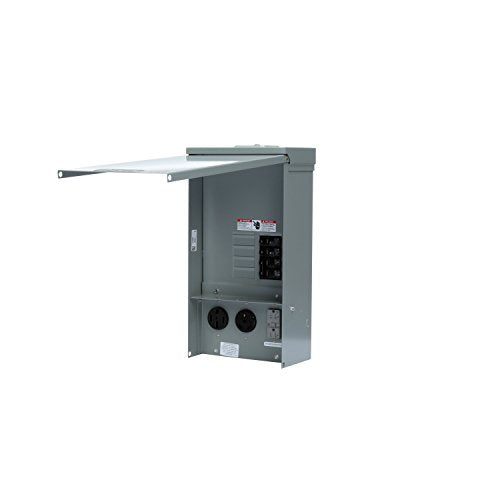 Siemens TL137US Talon Temporary Power Outlet Panel by with a 20, 30, and 50-Amp Receptacle Installed, Unmetered
