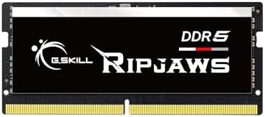 G.SKILL Ripjaws DDR5 SO-DIMM Series DDR5 RAM 32GB (2x16GB) 4800MT/s CL34-34-34-76 1.10V Unbuffered Non-ECC Notebook/Laptop Memory SO-DIMM (F5-4800S3434A16GA2-RS)|B0B1GMD6SB