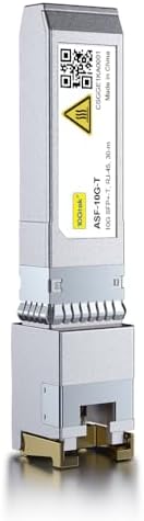 10Gtek 10GBase-SR SFP+ LC Transceiver, 10G 850nm Multimode SFP Module, up to 300 Meters, for Cisco SFP-10G-SR, Meraki MA-SFP-10GB-SR, Ubiquiti UniFi UF-MM-10G, Fortinet, Mikrotik and More, Pack of 10|B00ZCDDOPS