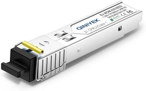 A Pair 10G BIDI SFP+ Single Mode Fiber Module, 10Gb SFP+ LC LR 1270nm 1330nm, Bidi Gbic for Cisco SFP-10G-BXD-I (1330nm-TX/1270nm-RX) / SFP-10G-BXU-I (1270nm-TX/1330nm-RX),10~20KM, with DOM|B0CYC6P6KF