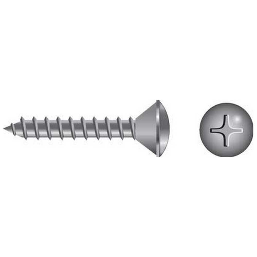 Seachoice 59623 Stainless Steel Phillips Machine Screw - Oval Head