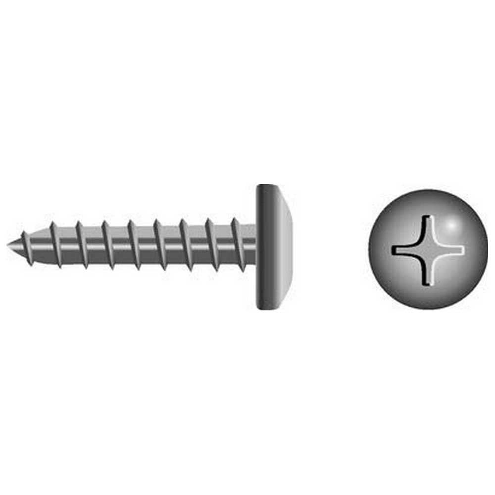 Seachoice 59574 Stainless Steel Phillips Tapping Screw - Pan Head