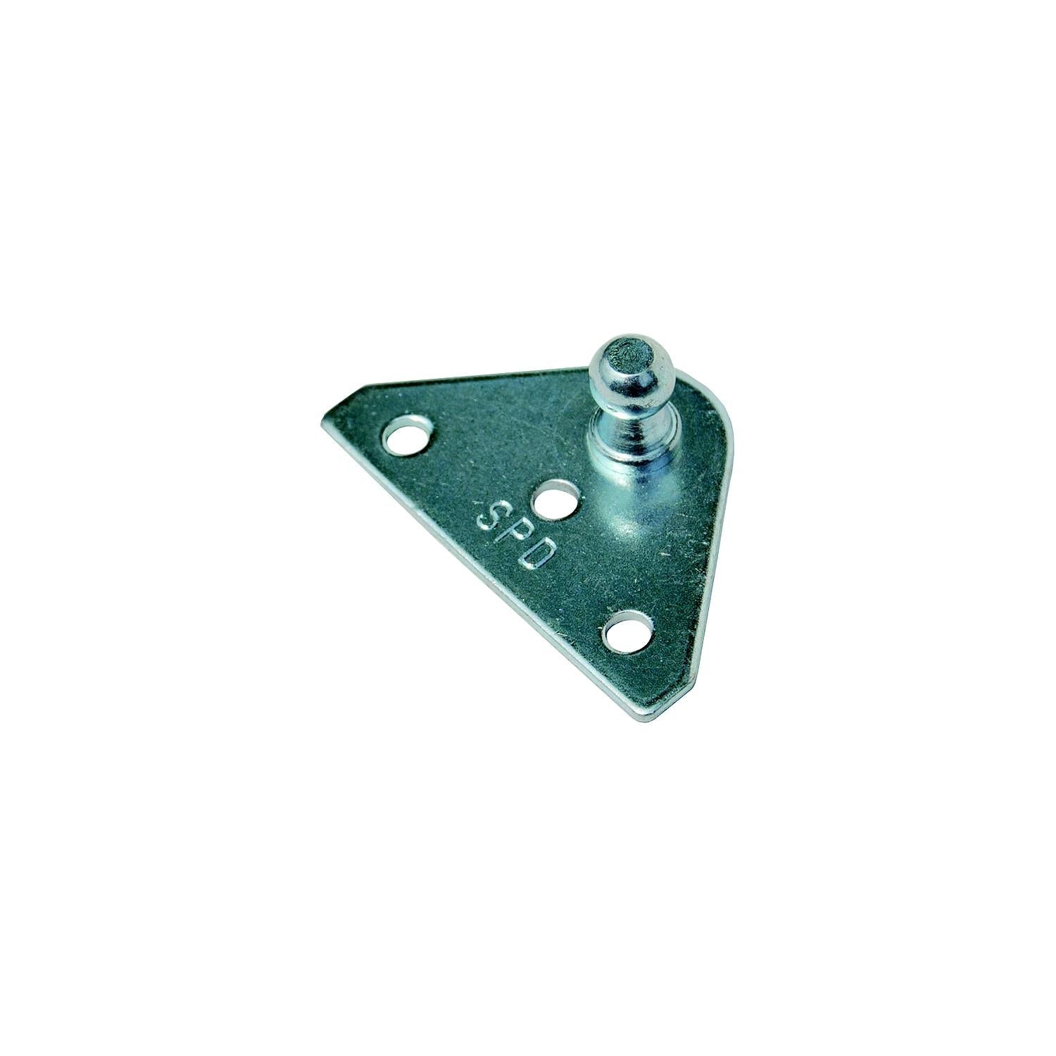 Taylor Made Products 1880 Zinc Plated Gas Lift Hardware, Flat Bracket, Pair