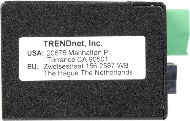 Alt view image 3 of 6 - TRENDnet Hardened Industrial 100Base-FX Single-Mode SC Fiber Converter, (30 km, 18.6 Miles), IP40 Rated Housing, TI-F10S30