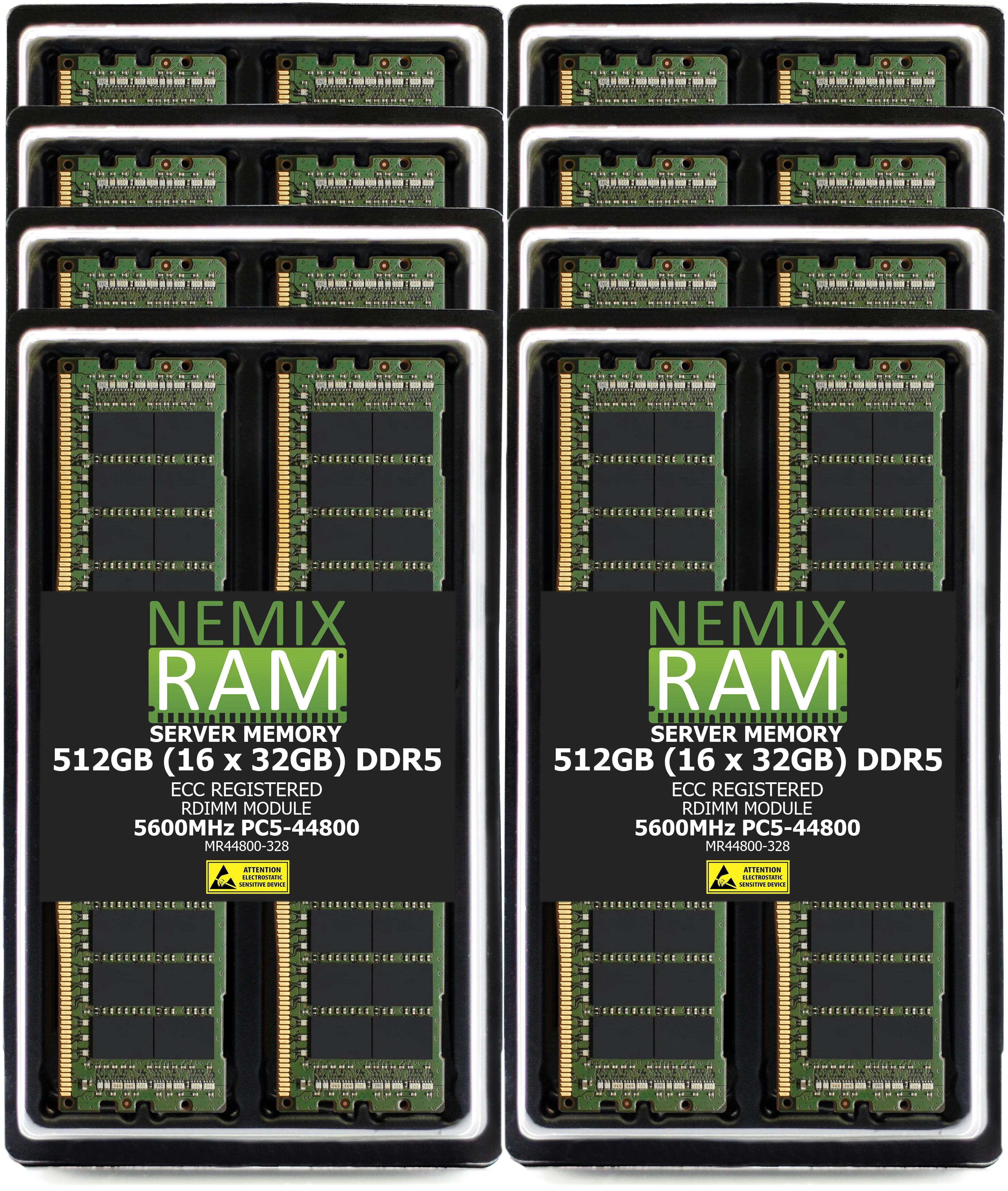 NEMIX RAM Memory Compatible with Hypertec TRIDENT iC610TR-G6/iC610DR-G6 Immersion-born Compute Server