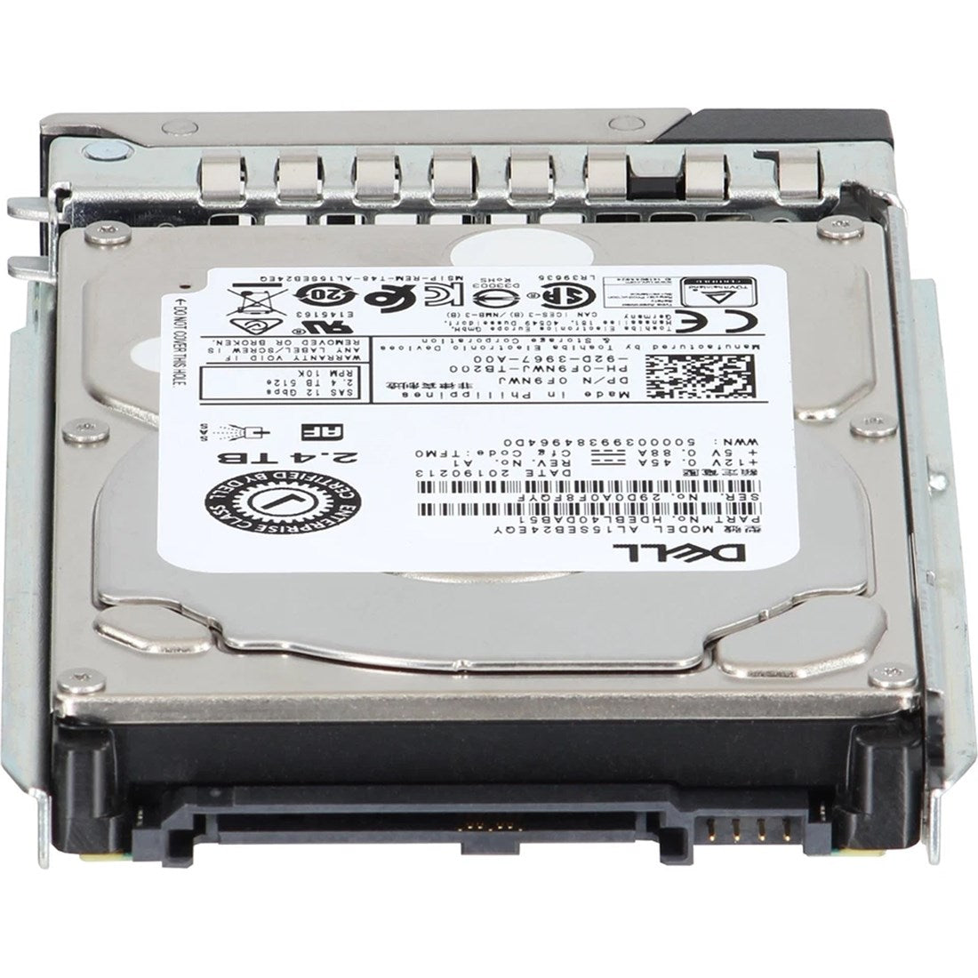 Dell F9NWJ 2.4TB SAS 12Gbps 10K RPM 2.5-inch Enterprise Hot-Plug HDD